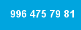 996 475 79 81 996 475 79 81
